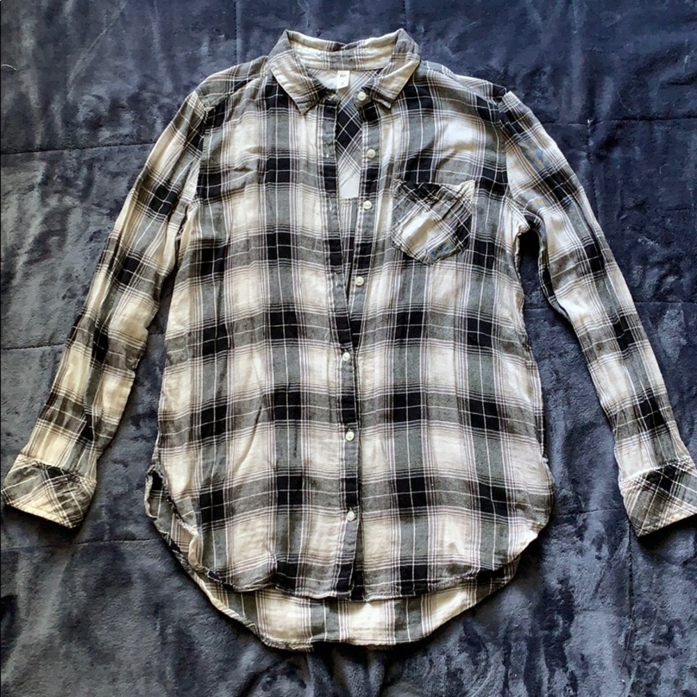BP. Long sleeve flannel button up